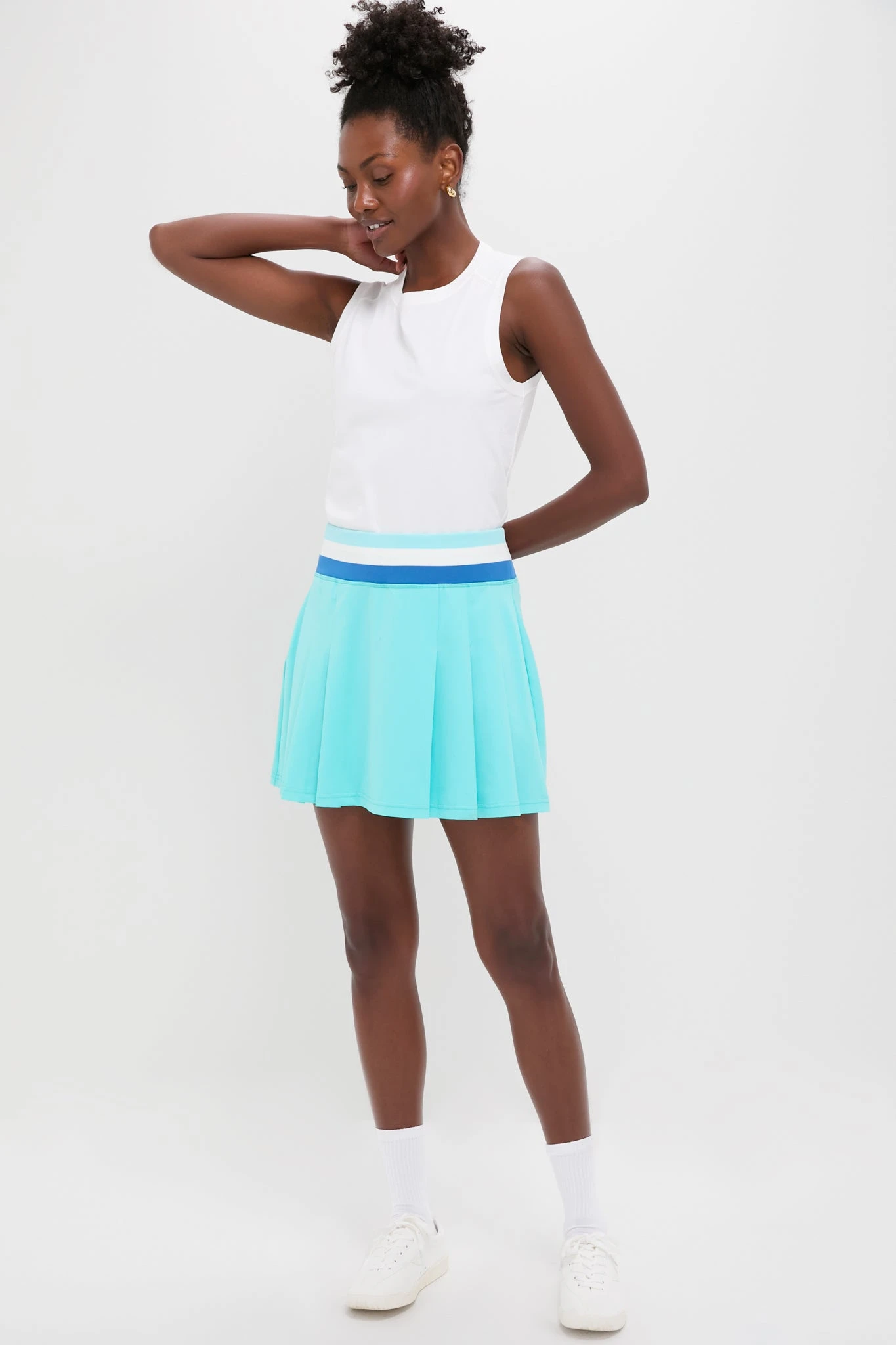 Lisbon Blue 15 Inch Performance Jersey Lydia Skirt 6 Lisbon Blue 15 Inch Performance Jersey Lydia Skirt - Image 6