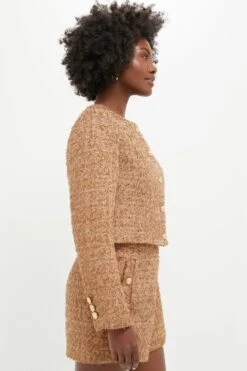 Tan Tweed Keller Jacket -Loeffler Randall Store uAiPgsnYwcQOMK5uep3l8clGuXv465Js 1