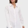 White Wexler Cotton Button Down