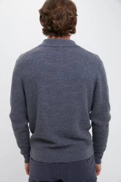 Charcoal Merino Waffle Polo -Loeffler Randall Store uJd2CGaeqw0uUMlxaGUmuHr7a5C0NFid 1