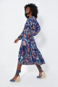 Rose Rory Print Long Sleeve Dress With Belt -Loeffler Randall Store uPq0pdDM1bTtCpUYTjeQm6UifxSzfhHr 1