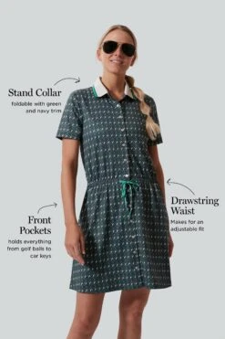 Carraway Fairway Short Sleeve Alcott Golf Dress -Loeffler Randall Store uh2Jv4yUReLUVOAzsg7AmzCS7tF7i8WN 1