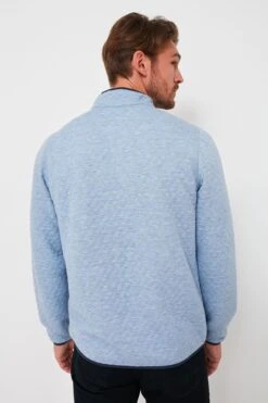 Marine Layer Light Blue Charcoal Heather Corbet Reversible Pullover -Loeffler Randall Store uz4A6VhSIJn8WyWvUsfxVrGjmr2KSAxC 1