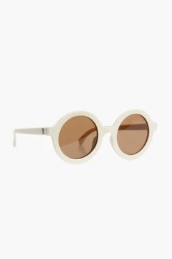 Sweet Cream Euro Round Sunglasses -Loeffler Randall Store v4Dj2OdDPFn1bjZvkvQOC9kU6XYdr0VK 1