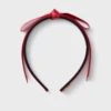 Lipstick Red Bardot Faux Leather Headband