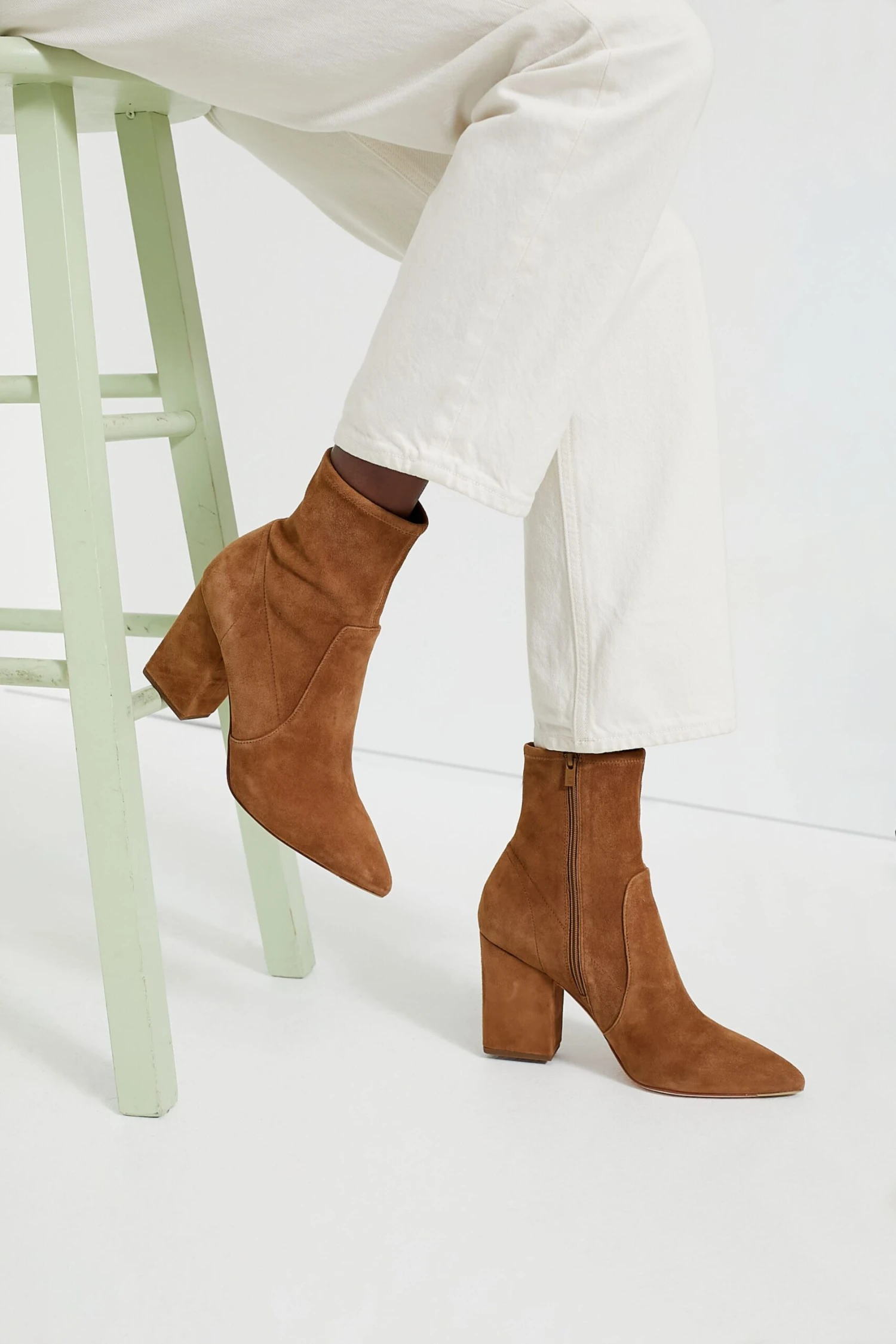 Loeffler Randall Cacao Isla Slim Ankle Booties 2 Loeffler Randall Cacao Isla Slim Ankle Booties - Image 2
