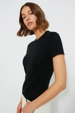 Black Cashmere Silk Blend Katie Tee -Loeffler Randall Store wFE1obWDjCGRFc9OD8tfuzqbQ1iDvbrh 1