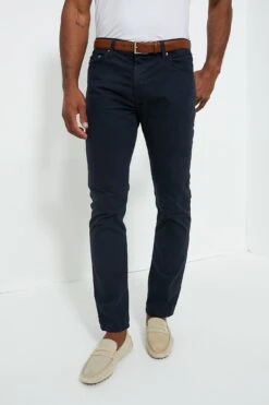 AG Jeans The Graduate In New Navy Sueded Twill (32" Inseam) -Loeffler Randall Store waXMfAZUjYhVoFXhhMm5GLnMOgsK1EJU 1