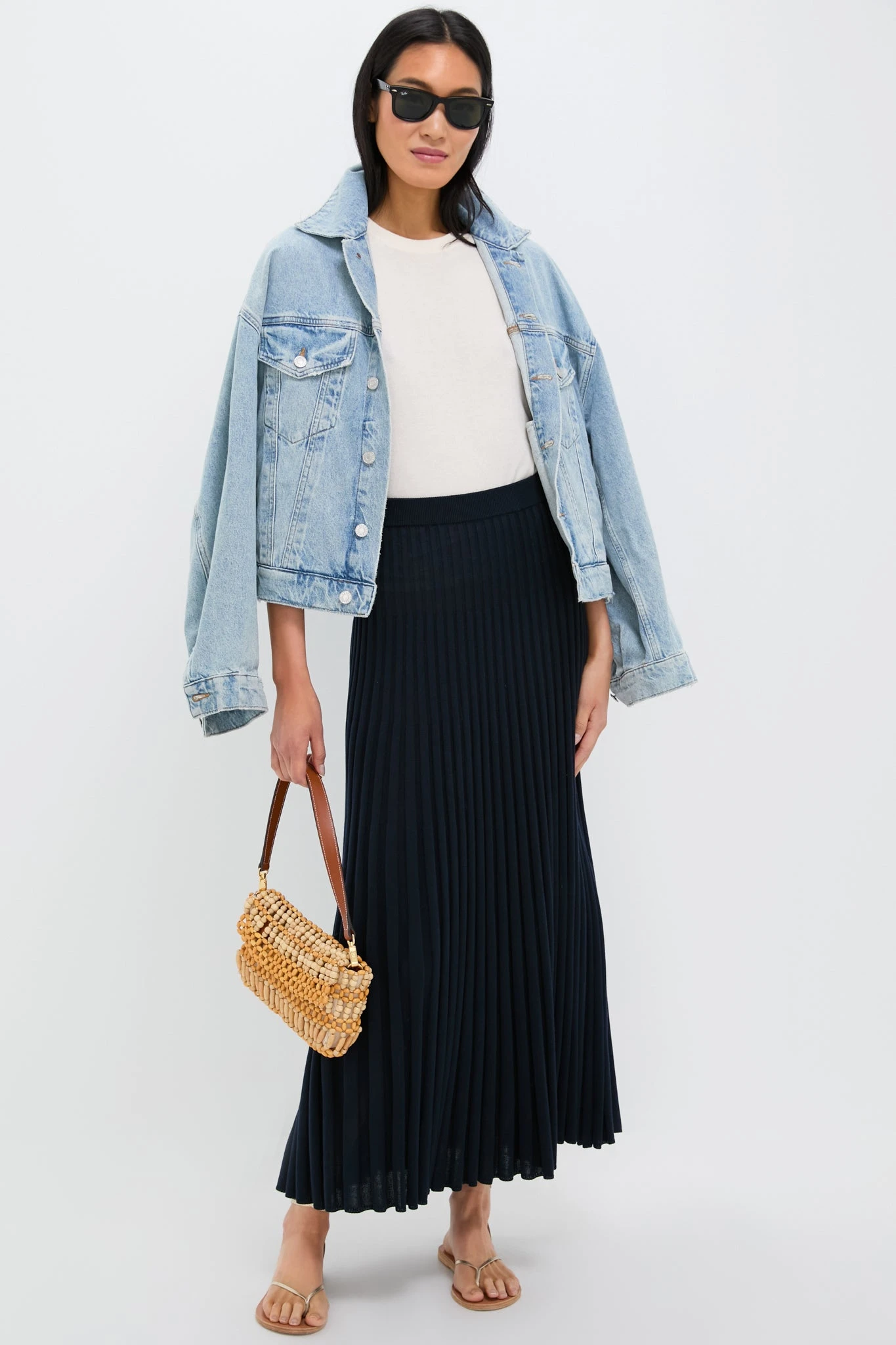 Navy Knit Kenley Skirt 2 Navy Knit Kenley Skirt - Image 2