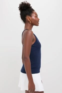 Navy Compression Spandex Lena Tank -Loeffler Randall Store wk71F8R9quTjqSGoNPpKODeYkuORo65H 1