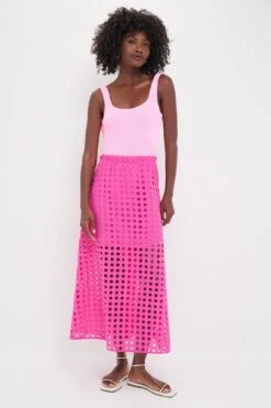Hot Pink Cotton Eyelet Eve Skirt 12 Hot Pink Cotton Eyelet Eve Skirt -Loeffler Randall Store wwAH3luNsu1nx8VkUy0eEwKDjadT1CSr 1