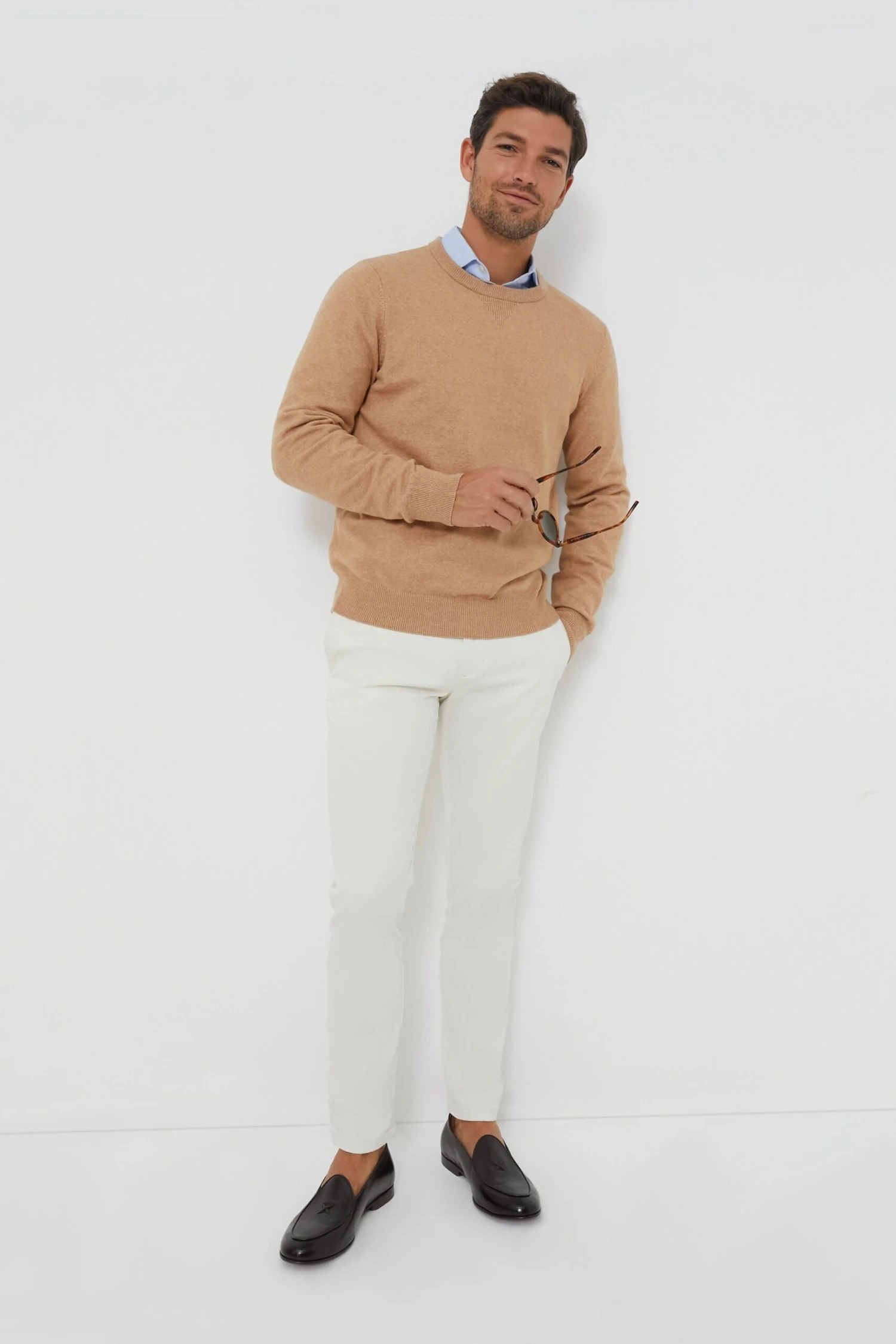 Wheat Heather Jackson Crewneck Sweater 2 Wheat Heather Jackson Crewneck Sweater - Image 2
