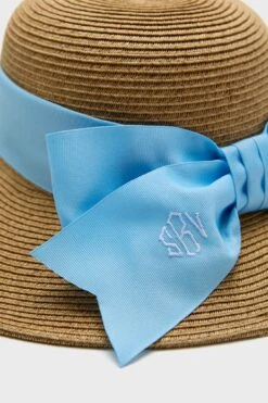 Exclusive Blue Packable Wide Bow Sunhat -Loeffler Randall Store x5n5j1ukqP6UewFX2apUrVNzP6Y4lHRY 1