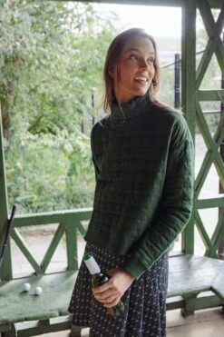 Fairway Green Quilted Wright Funnel Neck -Loeffler Randall Store x5s9Axdzz5Yo8AQ7oLsP3wnTf5n8Dk11 1