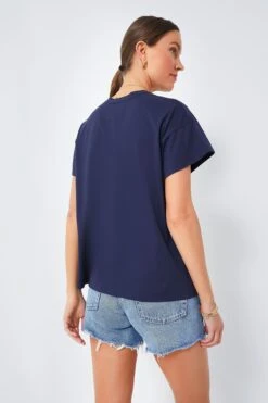 Navy Presley Boyfriend Tee -Loeffler Randall Store xX4uAH1fnGSOCES1syEXyUFy28hEpnCD 1