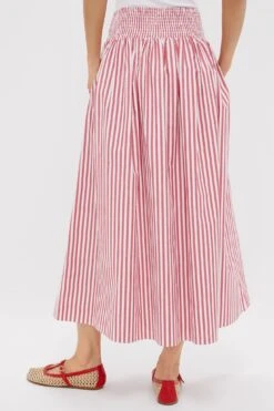 Solid & Striped Lipstick Red Noreen Skirt 10 Solid & Striped Lipstick Red Noreen Skirt -Loeffler Randall Store xcmL7A2TDTNXg3pD8C3pEPH7wFQHuA3R 1