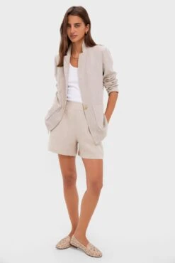 Tan Linen Shipley Shorts -Loeffler Randall Store xnM19U8NxUAKsnlwWTwMQjOK7YzNTMJ8 1