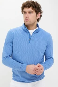 Peter Millar Sailor Blue Perth Sugar Stripe Performance Quarter-Zip 8 Peter Millar Sailor Blue Perth Sugar Stripe Performance Quarter-Zip -Loeffler Randall Store xrdCjA34WxhFVRs25zr8ggQ6Tgj9LpQM 1