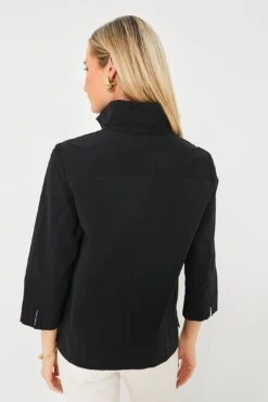 Black Margot Stand Collar Blouse -Loeffler Randall Store xsfZEpyYaCZwTH8WL6fFphcP8QfEqYuV 1