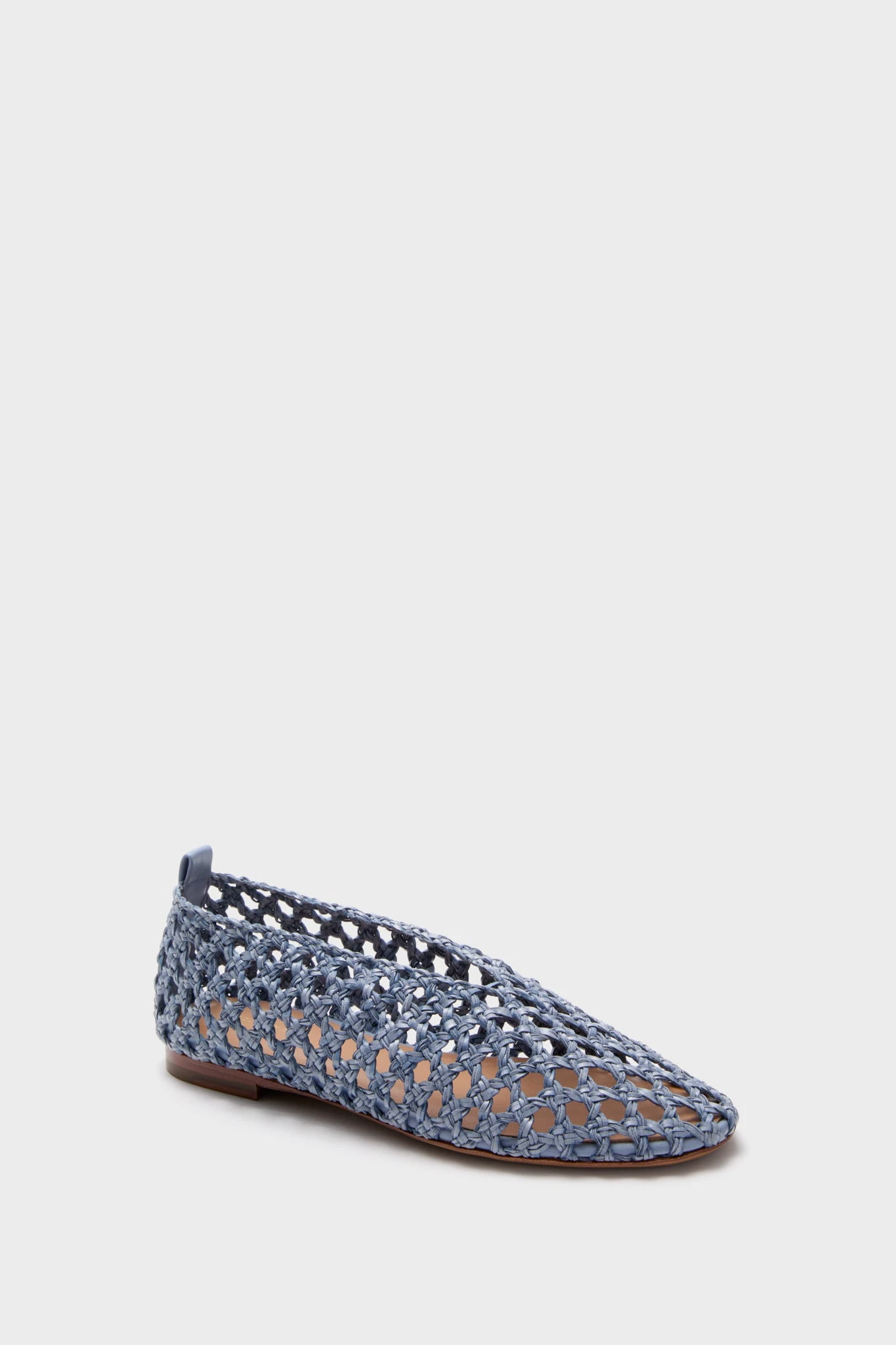 Mansur Gavriel Blue Woven Ballerina 1 Mansur Gavriel Blue Woven Ballerina