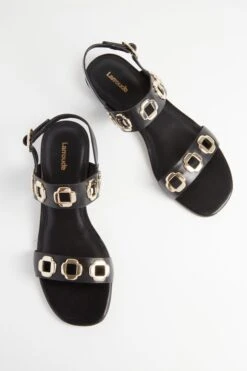 Black Leather Milan Flat Sandals -Loeffler Randall Store yFxQ7oSQcJku7qVpxACO55ocmQGXrOFj 1