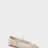 Veronica Beard Coconut And Sand Ellie Woven Flats