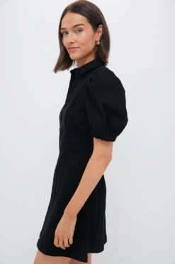 Black Front Zip Denim Mini Dress -Loeffler Randall Store yZQryZBGvWzhMl4LWtUm1ejNjxsSaZlJ 1