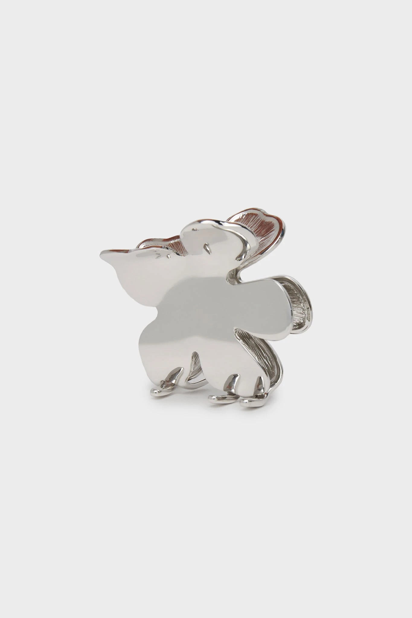 Silver Lily Claw Clip 4 Silver Lily Claw Clip - Image 4