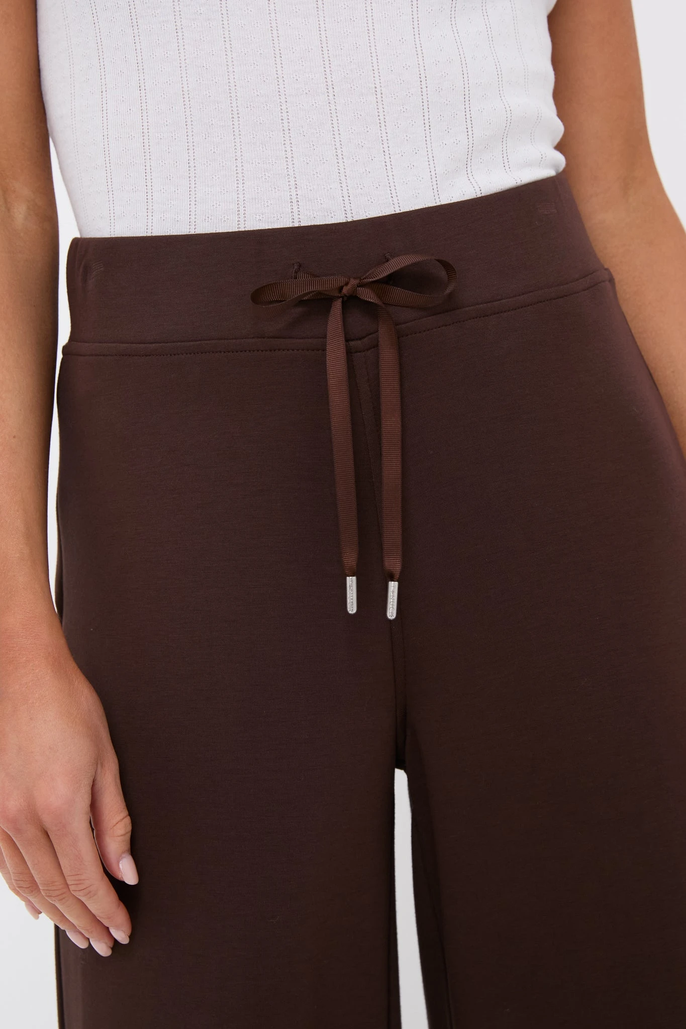 Chocolate Brown Wide Leg Comfort Stretch Finn Pants 5 Chocolate Brown Wide Leg Comfort Stretch Finn Pants - Image 5