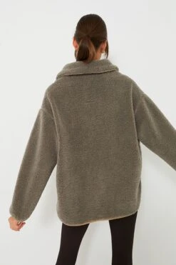 Olive Rhodes Shearling Quarter Zip -Loeffler Randall Store yhbeVPVWd6VDIrJckljEyiWLXY7PtUtg 1