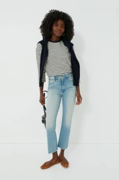 Navy Striped Knit Popover -Loeffler Randall Store yhkKo22mwmz6UqOEIoEPyJxIGa9f7Ypi 1