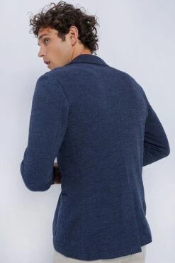 Deep Navy Inlet Knit Blazer -Loeffler Randall Store ylMBXJLWzJY2pYVAXzVvcWLdKvQJYOq2 1