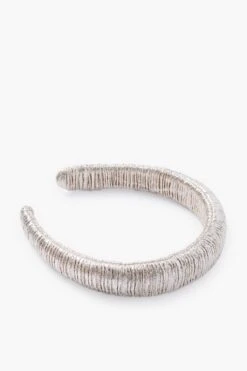 Loeffler Randall Champagne Shimmer Lame Marina Puffy Headband -Loeffler Randall Store ymDzkkllffuSReoE9nPcGJoshiTNgexW 1