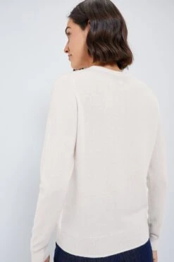 Ivory Cashmere Crewneck Sweater -Loeffler Randall Store yrsRzc3NOsq1dt1eGM5DJPFavBeTQSNj 1