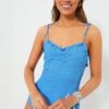 Periwinkle Brice Solid Smocked One Piece -Loeffler Randall Store zB5PD58iiInxpaLL4vIAAKoGF6WGlaUq 1