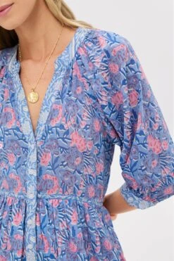 Blue Pink Printed Clara Mini Dress -Loeffler Randall Store zBK0st6CXV6GeBrCEm5Fwu1pKLK5Agsc 1