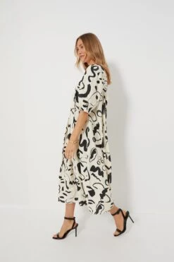 Black And White Ink Line Waverly Dress -Loeffler Randall Store zCdoQpi1kCQHvggSYFGyoIG7m11hsM7L 1