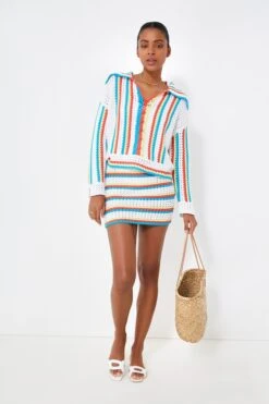 Solid & Striped Crochet Vertical Stripe Lola Pullover -Loeffler Randall Store zWkvWaMqjUorLvNF7kabFH8zx3zyXOi5 1