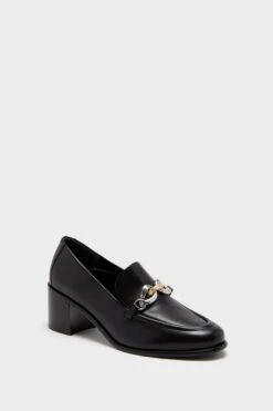 Tory Burch Perfect Black Jessa Heeled Loafer