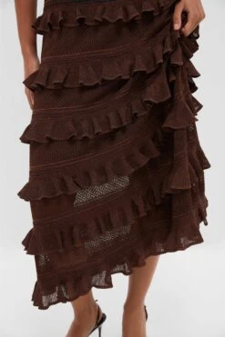 Zimmermann Metallic Chocolate Hypnotic Lace Frill Midi Dress 11 Zimmermann Metallic Chocolate Hypnotic Lace Frill Midi Dress -Loeffler Randall Store zpgQMlsswO5IA9bMhp1XtAtWf2VMwrEG 1